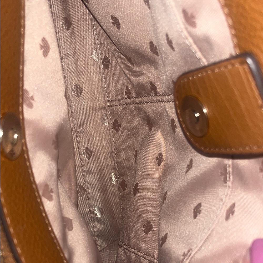 Kate Spade Jackson Medium Triple Compartemen Satchel Warm Gingerbread - Picture 13 of 16